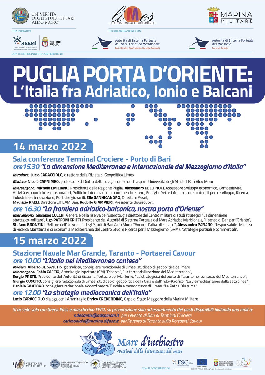 Ready for a #newevent
#NoWar #UkraineWar #geopolitica #italia #RussiaUkraineWar #puglia #festivalmareinchiostro #mareinchiostro