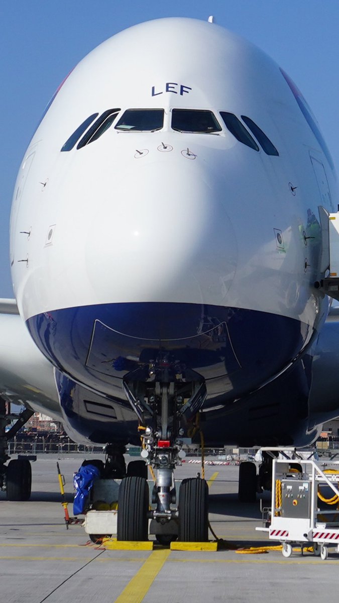 Fly_T0_Nowhere's tweet photo. That’s how I look like on Friday 😆

Super close look with @British_Airways A380 (G-XLEF) in @Airport_FRA 

More to come from my XXL Airport Tour in #Frankfurt 🇩🇪

#Aviation #FRA #avgeeks #A380 https://t.co/uwE0HtADbB