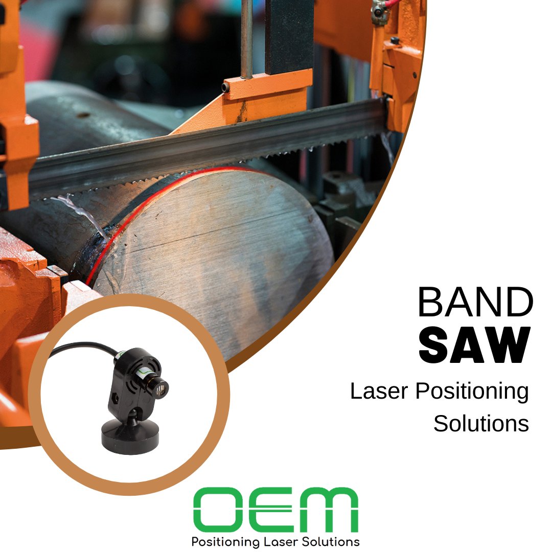 oemlaser's tweet photo. Use OEM Laser as an optical guide by projecting the cutting line onto your workpiece when cutting metal part on your #bandsaw. Thus, you are able to align the workpiece in advance and minimise waste.

#oemlaser #laser #positioning #sheetmetal #cuttingsaw #metalcutting #automation https://t.co/i2hH5JFfVc