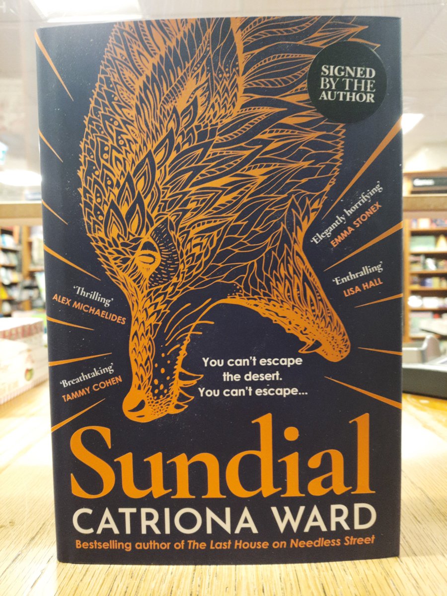 If you loved 'The Last House on Needless Street' just as much as we did, we now have @Catrionaward new novel 'Sundial' in store, the cover is just beautiful and it's signed.