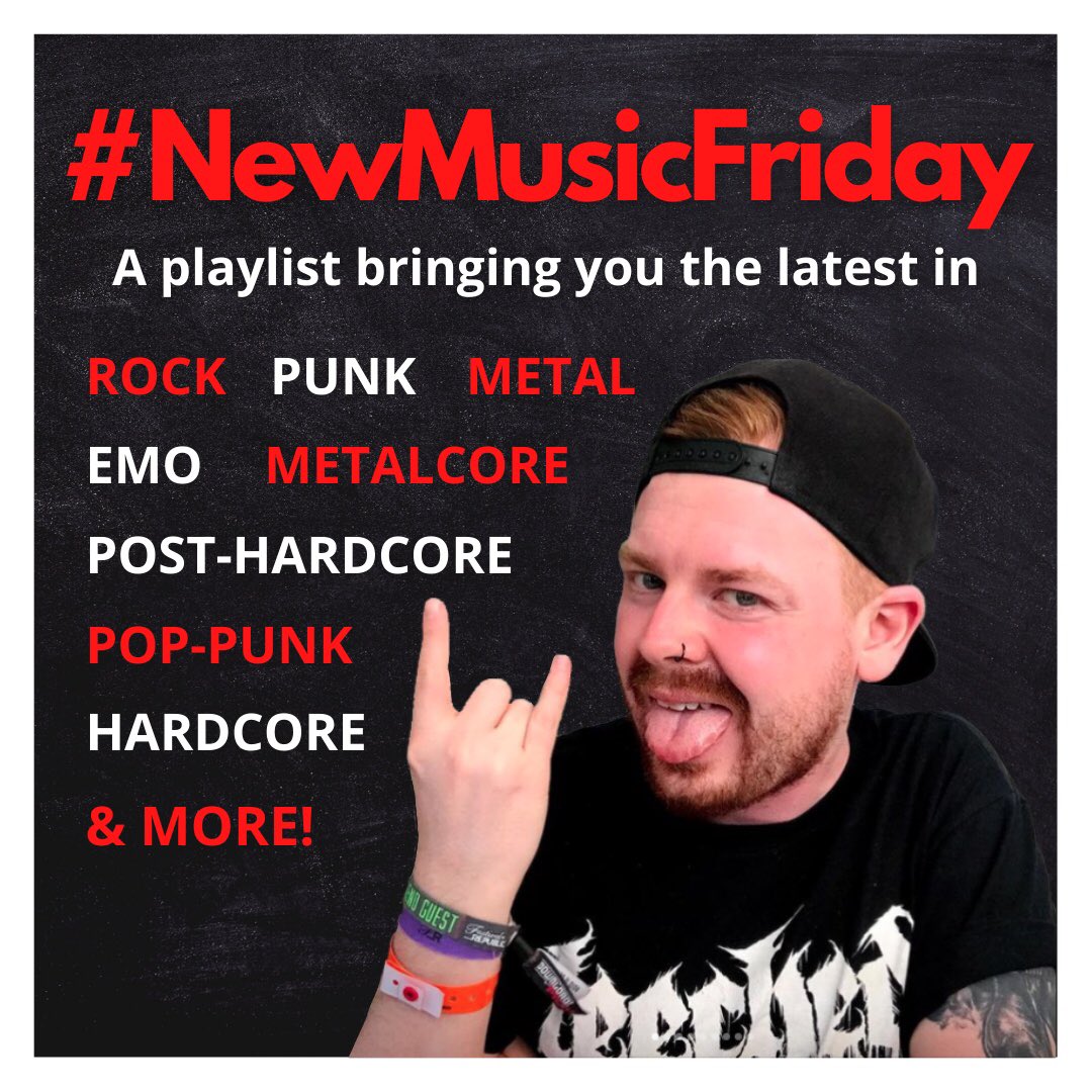 zachredrup's tweet photo. It's #NewMusicFriday and I've just updated my playlist with over 5 hours of new singles, all released this week.

https://t.co/YvQjgtb9nR

I update it every Friday, so make sure that you subscribe/follow it. 🤘

New album and EP releases in the tweet thread below. https://t.co/rXhqBFYYdV