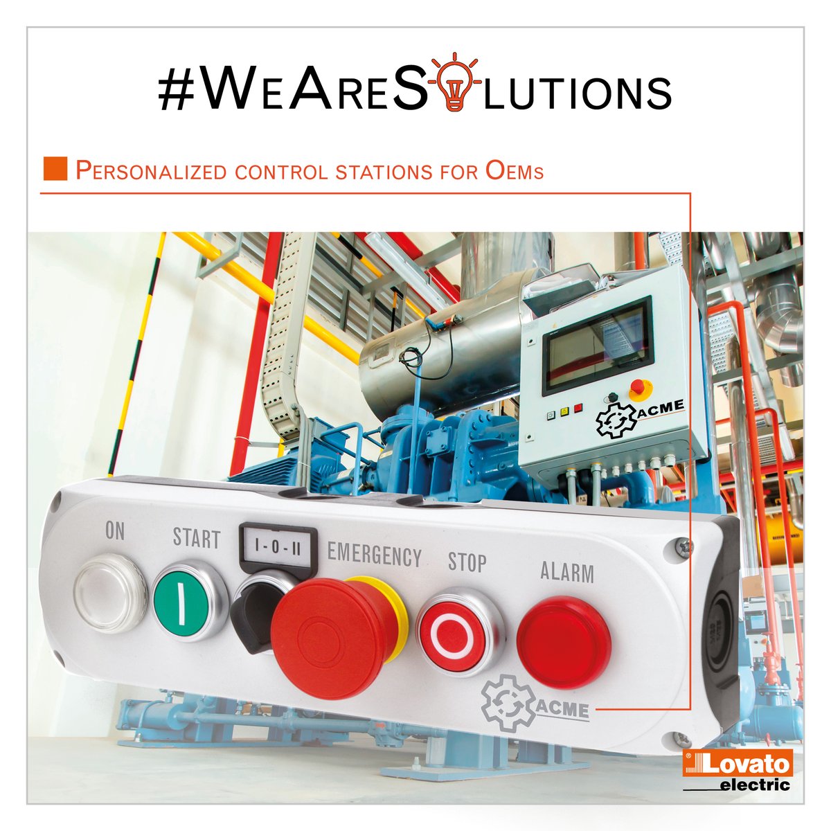 LOVATOElecSpa's tweet photo. 💡LOVATO Electric can provide customized assembled control stations. It is possible to choose the operators and laser engraving with customized logo and texts.
Info: https://t.co/PuJE4tJVcd
Download here the brochure:
https://t.co/lN04vFwMNq
#lovatoelectric #wearesolutions https://t.co/FLH5uhiznP