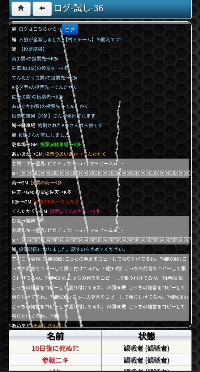 onlinePL_'s tweet photo. 前回の人狼王決定戦

MVP:ザオラルさん
主催:繭さん ｊamを持参

https://t.co/uqM43jGlXK https://t.co/A5fQ38Tdsr