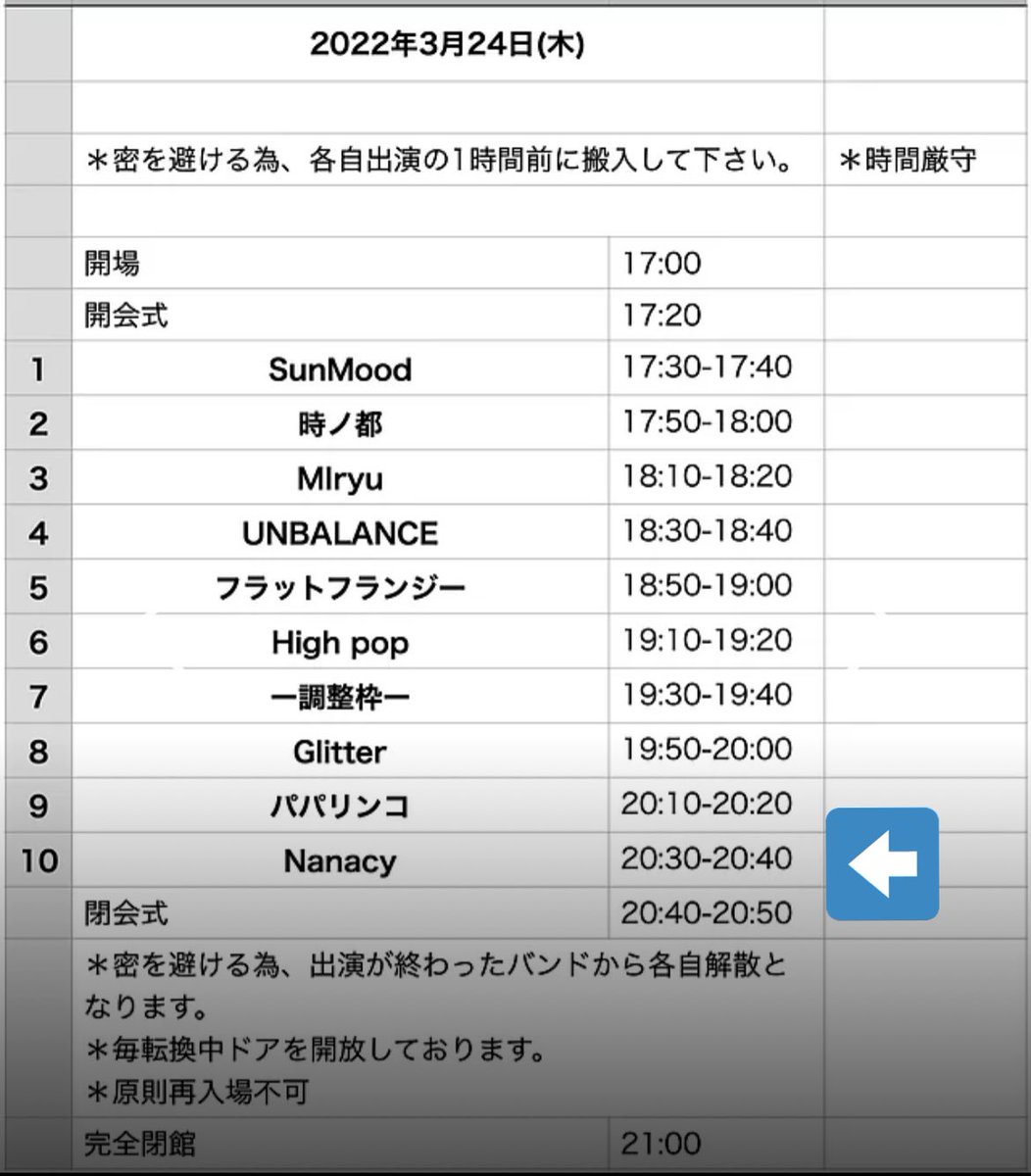 Nanacy_'s tweet image. 2022年3月24日
at ROCK JOINT GB 吉祥寺

JYOJI-ROCK U-22 GRAND PRIX 2022年 春大会 NEO 本戦

Nanacy初めての県外ライブです‼️
私たちの出番は20:30～になります💥
応援よろしくお願いします🔥🔥