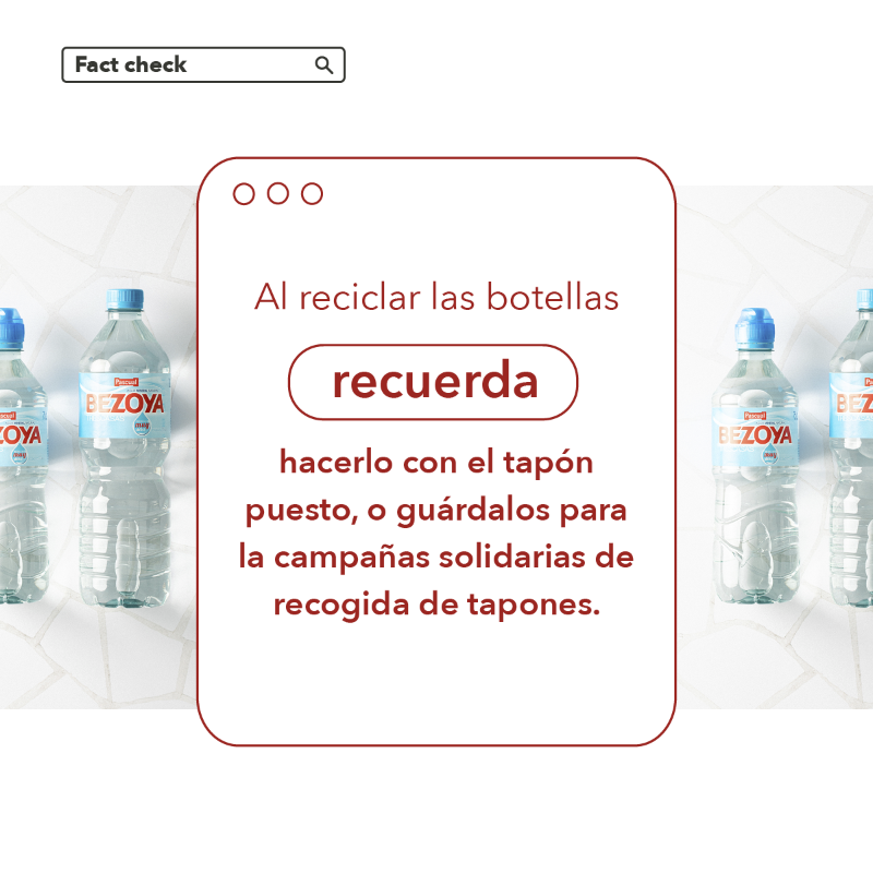Pascual's tweet photo. ¿Cuánto tarda una botella de plástico en convertirse en una nueva botella? ¡Solo 60 días 📅 frente a los cerca de 500 años que tarda una botella de plástico no reciclable! Usa envases 100% reciclables como los de @Bezoya y recicla en el contenedor amarillo ♻️