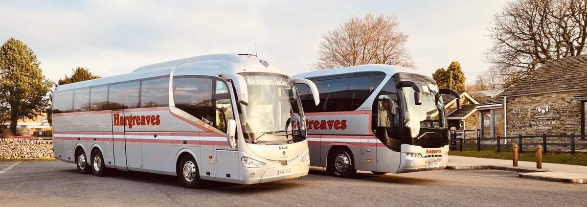 Our new coaches looking good at National Car Park, Grassington before our lovely drivers head out on a corporate clients’ trip in #Harrogate 🚌 #corporateevents #coaches #coachtravel #travel #yorkshire #yorkshiredalesnationalpark #yorkshiredales #corporatedaysout #coachtrips