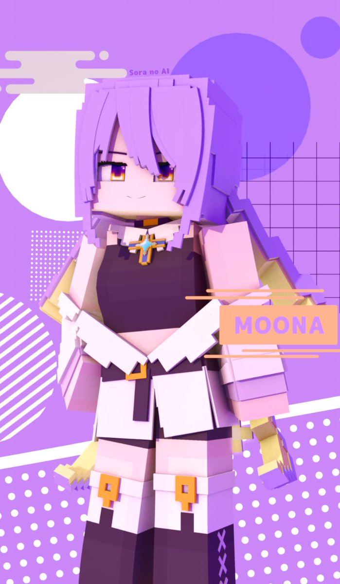 RigMNEXTION_ID's tweet photo. Rig Moona Hoshinova Hololive Id By Sora no ai Make on C4D

#Minecraft #Minecraftfanart  #mineimator #C4D #modeling #modelbench #prisma3d https://t.co/f6FxPo0orO