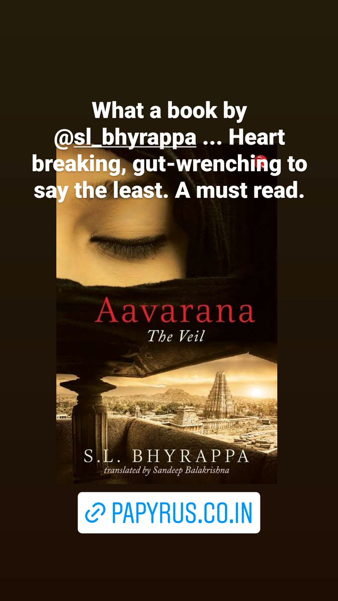hawkesh19's tweet photo. What a book @dharmadispatch @BhyrappaFanPage 
https://t.co/p7JZtcjF6I https://t.co/bddfuZ909O