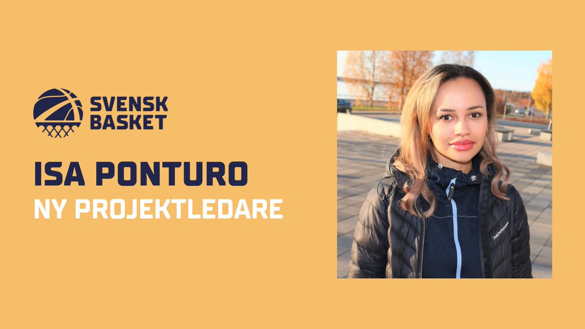 basketse's tweet photo. Säg hej & välkommen till Isa! 👋🏀
Nu är det klart att @isaponturo blir projektledare för Projekt Assist, vår storsatsning på att utbilda fler basketledare tillsammans med Generation Pep.
Hon tillträder sin nya tjänst 1 juni.
#SvenskBasket | #GenerationPep https://t.co/0OdxcU0F5P