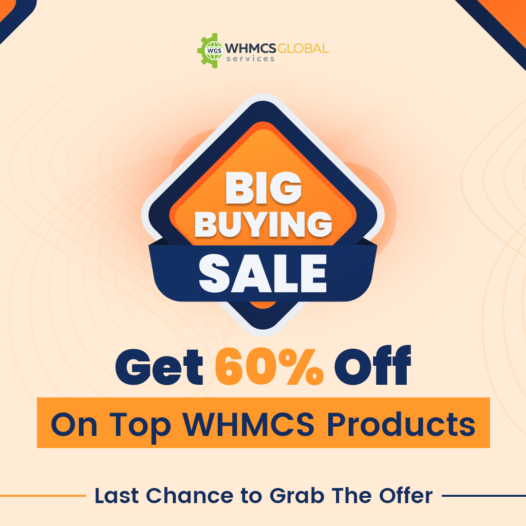 Infowgs's tweet photo. Don't miss the opportunity! 😊
This is the last time you have to grab the offer🤩
Get 60% Discount on WHMCS products👉👉: https://t.co/RNZ99TGVRb
#WGS #WHMCS #WHMCSTheme #BigBuyingSale #hostx #whmcsmodule #bestwhmcstheme #webdesigner #Sale #Salesmarketing #AccountStatement https://t.co/AcqfGtpOLS