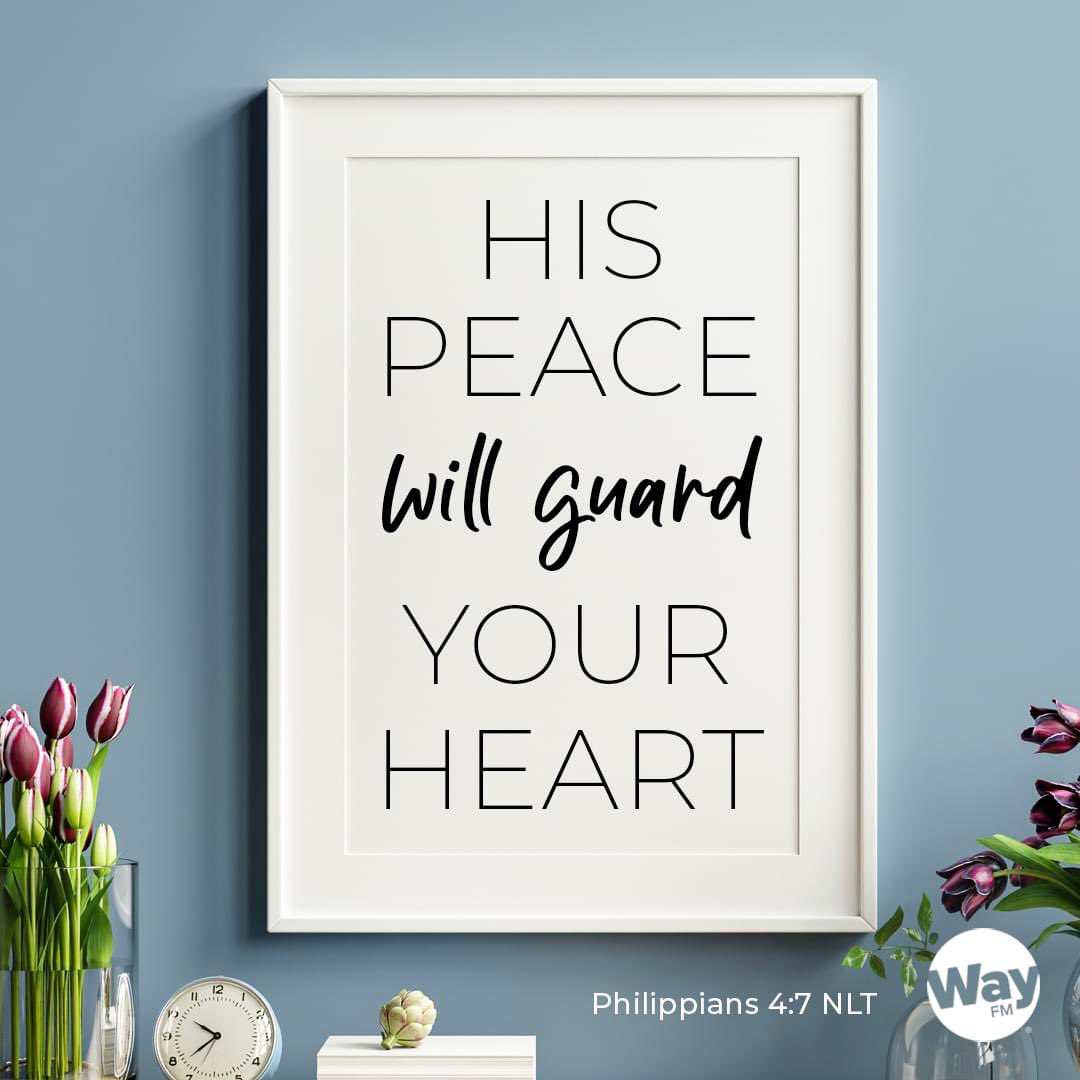 WayFMPortland's tweet photo. “Then you will experience God’s peace, which exceeds anything we can understand. His peace will guard your hearts and minds as you live in Christ Jesus.”
Philippians 4:7 NLT
Read the full chapter here:
https://t.co/EuzlzNdjbj
#WOTW #WayFM https://t.co/ujeFRJKGul