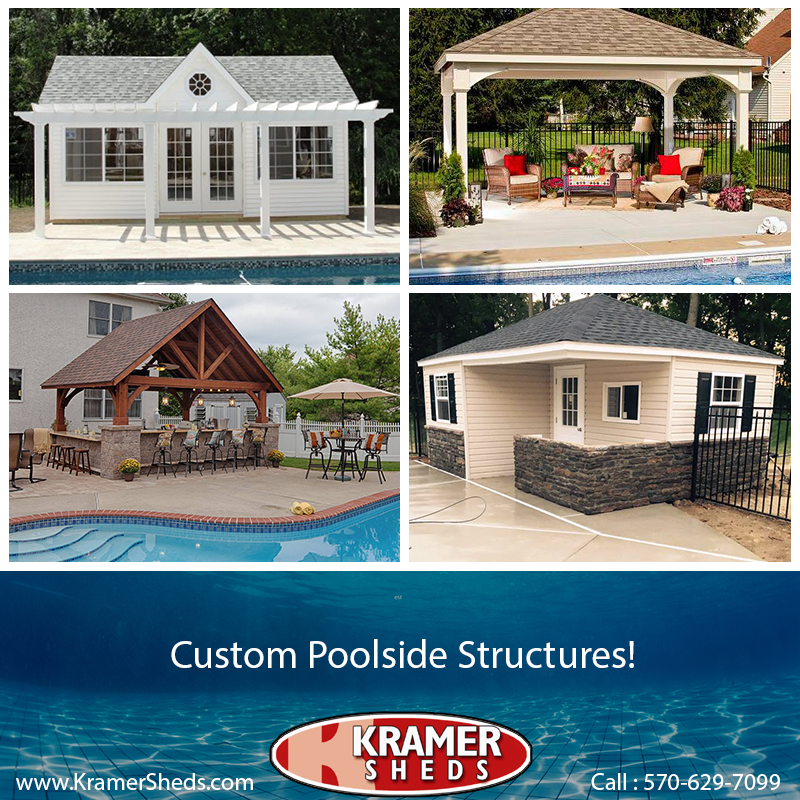 KramerSheds's tweet photo. It is not quite spring yet, but we want to make sure that you are properly prepared for this summer! Be sure to order your Cabana or Custom Structure soon so that you can have an entire summer to enjoy it while you are poolside in your backyard! https://t.co/fG2tQJtPRf