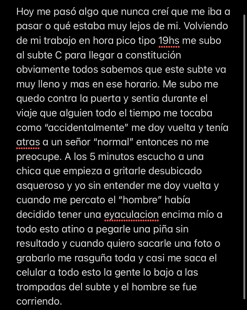 OAngarola's tweet photo. Fue una situación horrible y espero que ninguna otra mujer tenga que pasarlo nunca.. lo cuento para que estemos todas atentas SIEMPRE https://t.co/ftcu7Uijm9