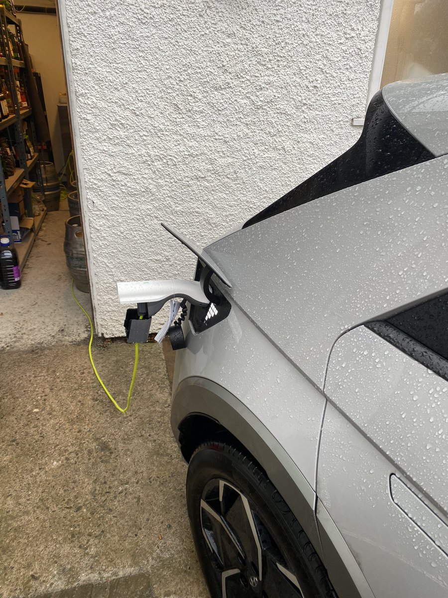 Power cut tomorrow on a rugby day? Pah! What power cut?! Thanks to the wonders of EV technology, we’ve done a test run and can power all of our essentials (beer coolers, WiFi, till, card machines, TV, amps) off our car, so we will be open as usual from 11am tomorrow!