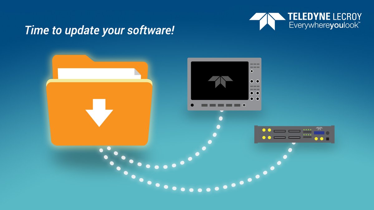TeledyneLecroy's tweet image. Keep your #TeledyneLeCroy #oscilloscope or #protocolanalyzer software up to date by installing the latest firmware here: lcry.us/3tOF2Z1