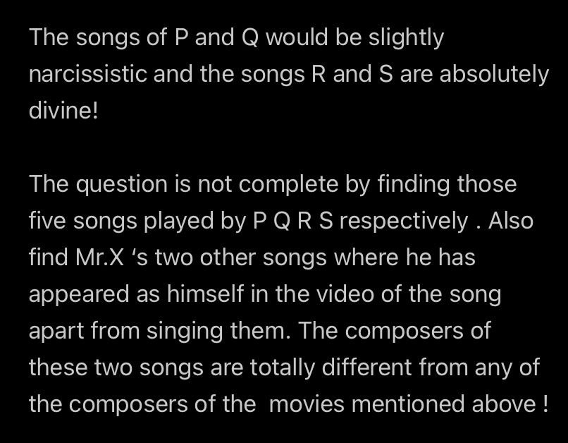 veeba6's tweet photo. #TamilSongTriviaQuiz #Question11
Identify the singer X and the seven songs of him that've been talked about in this Quiz !
Please only DM me the answer!
Like this tweet if you are working on this and RT this if you want this to reach wider audience ! Thanks 🙏 https://t.co/aN1kFNzFZM