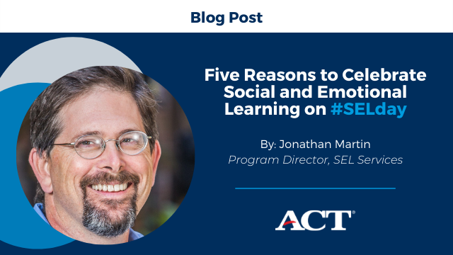 JeremyBurrus's tweet photo. Join @ACT in the #SELDay celebration. There is a fast-rising demand for social and emotional learning coming from those who are carrying out this learning and teaching every day. Learn why it's important to support the development of these skills: https://t.co/SFznCqAaZL https://t.co/Yu2hVoXqZV