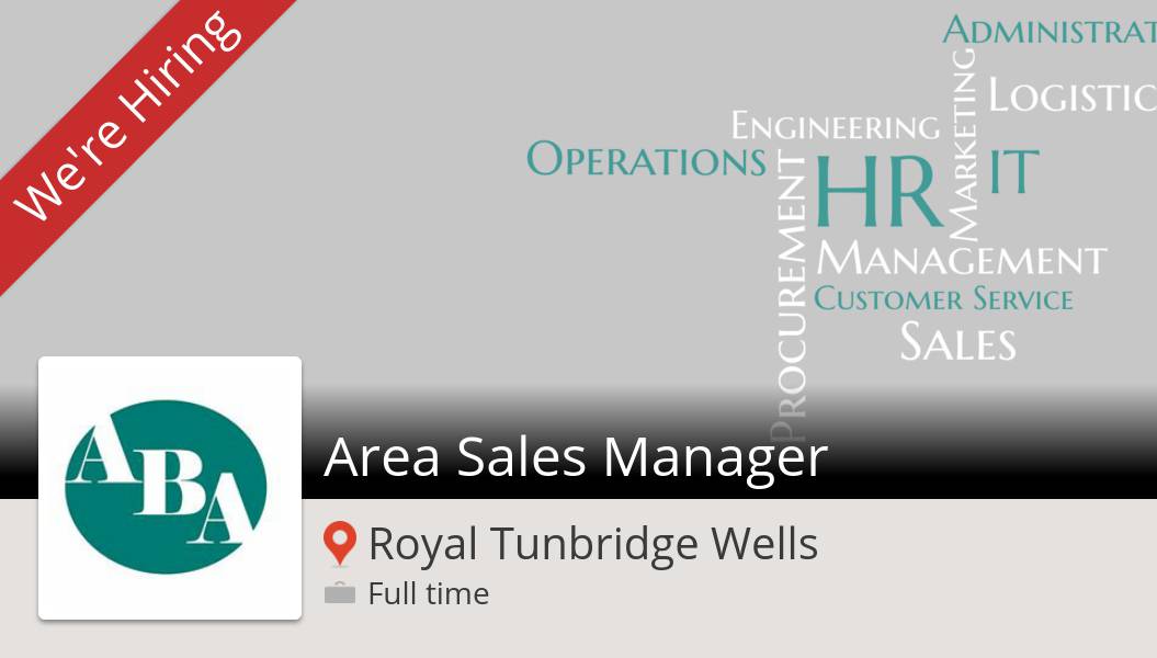 #ABAConsulting is looking for an Area #Sales #Manager, apply now! (#RoyalTunbridgeWells) #job workfor.us/u9w55u8