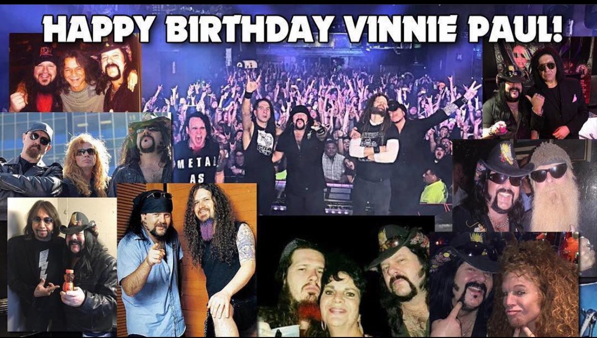 Happy 58th Birthday to Vinnie Paul! He is beyond missed. 