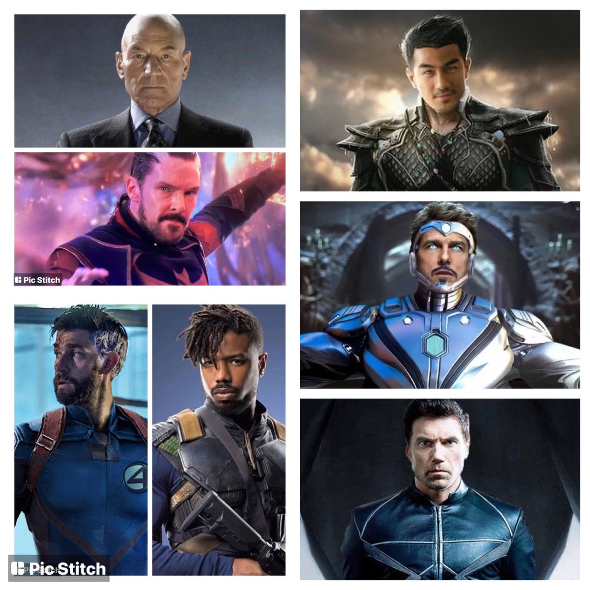 Who will be part of the MCU Illuminati??? Character &amp; actor? Our guesses:

Professor X - Patrick Stewart
Iron Man - Tom Cruise
Reed Richards - John Krasinski
Black Panther - Michael B Jordan
Black Bolt - Anson Mount
Namor - Tenoch Huerta
Defender Strange - Benedict Cumberbatch