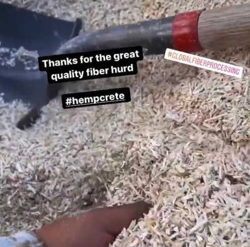 GlobalFiberPro's tweet photo. We're always happy to please our customers.🙂
         "Thanks for the great quality fiber hurd." 
#globalfiberprocessing #hempproducts #hempcrete https://t.co/CLX68LXflK
