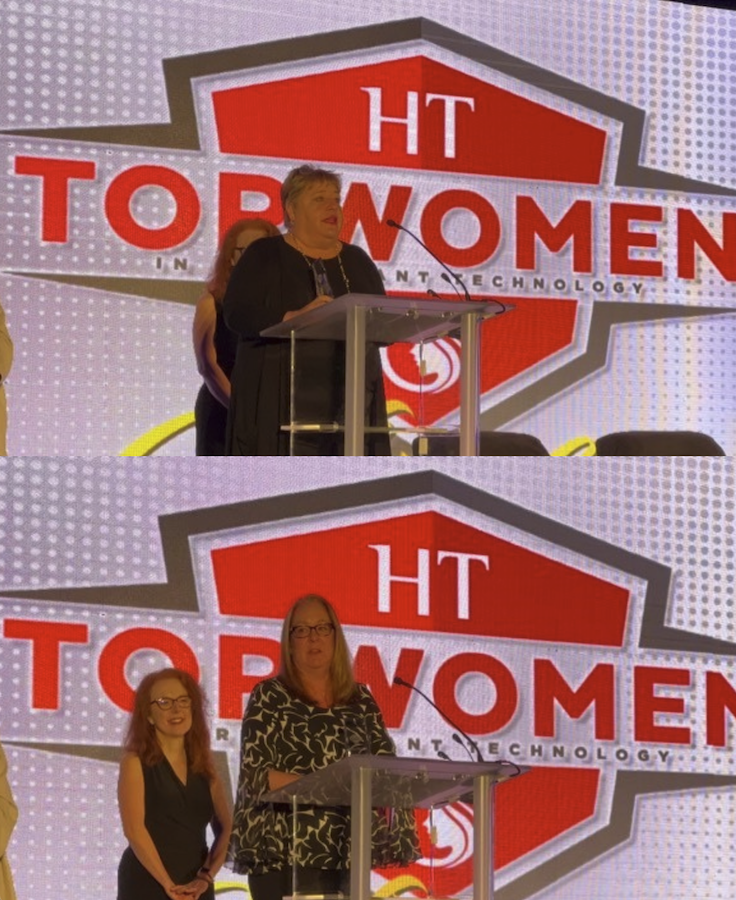 We are so proud of two leading ladies that we are proud to call our partners.  

HUGE shoutout to 💥 Kelly McCardle💥 from <a href="/bartacolife/">bartaco</a> and 💥 Regina C. Jerome💥 from <a href="/UnoChicagoGrill/">Uno Pizzeria & Grill</a> for both being named by Hospitality Technology as 2022 Top Women in Restaurant Technology!