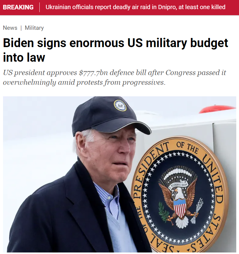 <a href="/PepperOceanna/">Pepper Oceanna</a> <a href="/gaijingirl2004/">gaijingirl2004 Bronx Leftist/Green. 🦺 🇵🇸✡️</a> Imagine if the USA spent $777.7 Billion a year on global humanitarian aid and environmental projects.

Think of the millions of lives a year it would safe.

I personally think that would be the greatest investment we could ever make toward national security.