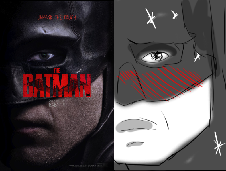 JessiSheron's tweet image. every time i see this batman poster my brain reads it like this