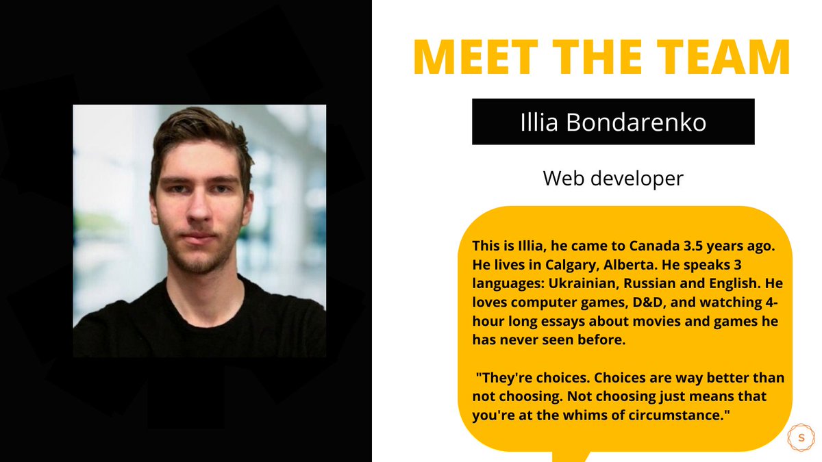 It is always nice getting to know the people behind a company!👩‍💻👨‍💻 Keep an eye out as we introduce our amazing team members and get to know the people behind Summatti! #meetheteam #workfam

Introducing ... Illia Bondarenko