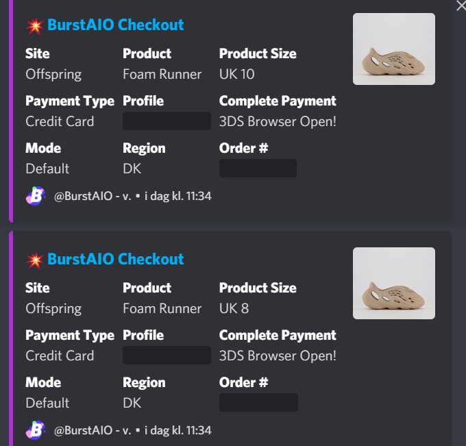 Simonstergaard4's tweet photo. 2 checkouts 1 confirmation mail
@BurstSuccess 
@DiamondsNotify https://t.co/CVXcWu29HE