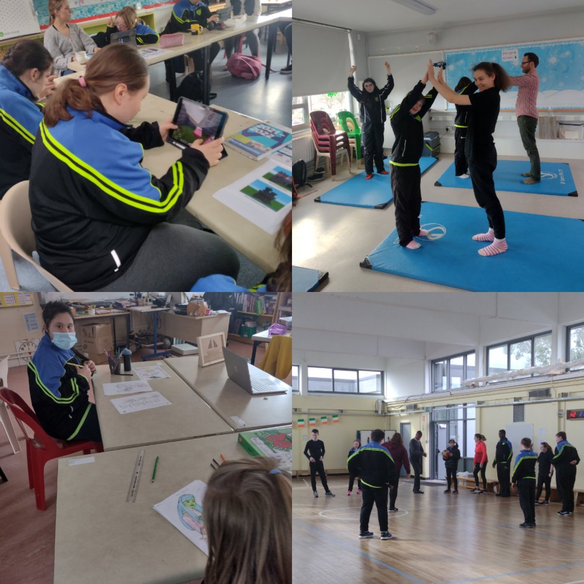ScoilBernadette's tweet photo. Friday activities are back with a bang #minecraft #yoga #mindfulnesscolouring #basketball https://t.co/HmMjCMMqOG