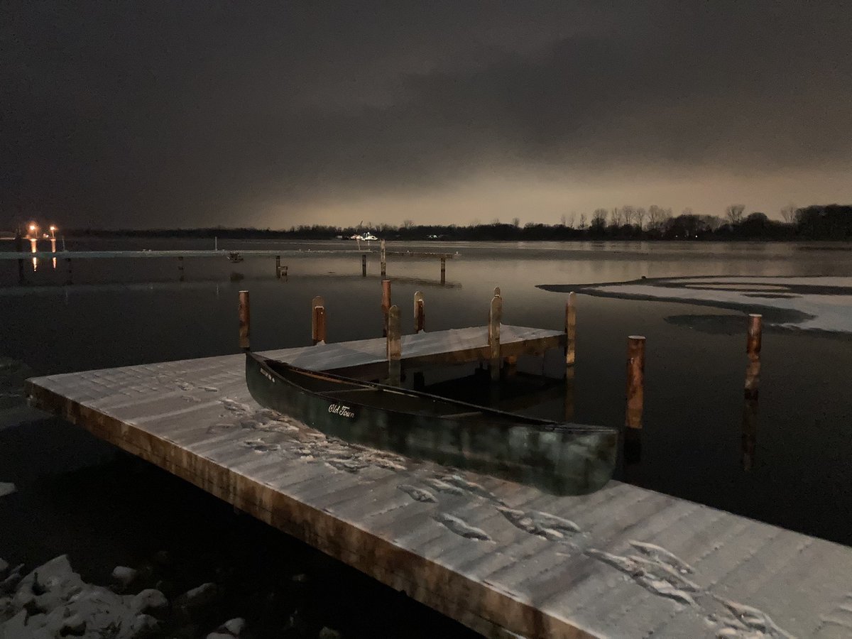 Hive2Home's tweet image. First paddle of the season! -2C and snow!