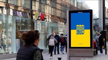 Showing solidarity across #Dublin 💙💛🇺🇦 <a href="/DubCityCouncil/">Dublin City Council</a> <a href="/LordMayorDublin/">Lord Mayor of Dublin</a> <a href="/AlisonGilliland/">Dr. Alison Gilliland</a> #WeStandWithUkraine #Ukraine #UkraineWar
