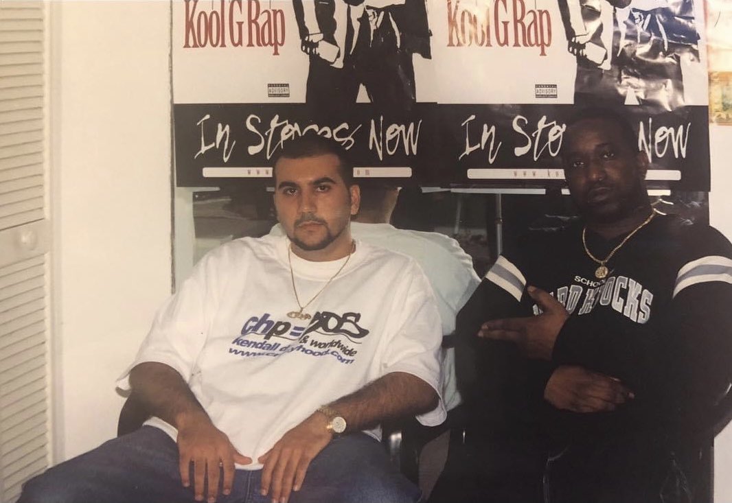 1998 Kool G Rap came by my Crazy Goods store and dropped some freestyles for my mixtapes! #throwback