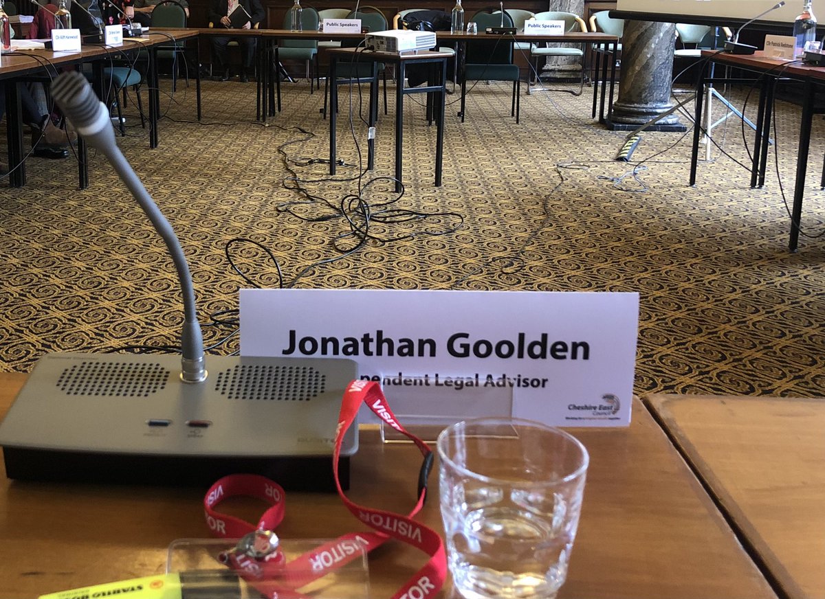 JonathanGoolden's tweet photo. Interesting morning yesterday advising @CheshireEast Audit &amp; Governance Cttee on review of investigations of Handforth PC conduct cases. Questions on why every Borough tax payer should bear cost from one parish. Complex and challenging cases. Reports to be published by 25.3.22 https://t.co/qjSDQKjKHD