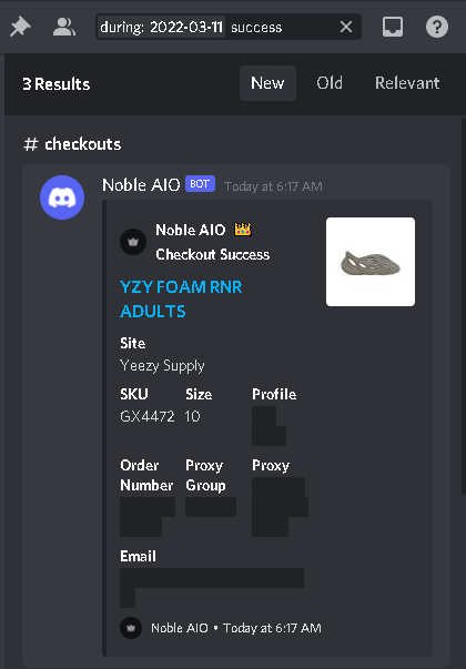 Did some damage today, harder next time Bot: @ValorAIO @MEKRobotics @Noble_AIO Proxies: @AMGProxies Sub @TheCutProxies @LiveProxies Server: @AMGProxies @LiveProxies Gmails: @OneClickCorner GOATED Cook Group:@SofloSupply