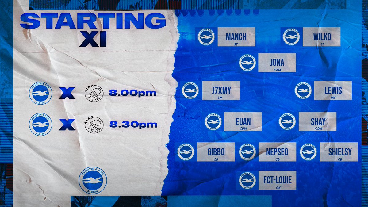 InvVPGW's tweet image. 𝗧𝗼𝗻𝗶𝗴𝗵𝘁𝘀 𝗟𝗶𝗻𝗲𝘂𝗽. 

🏆 Europa Conf League Final
🆚 Ajax (Leg 1)
🕒 8pm

🆚 Ajax (Leg 2)
🕒 8:30pm

Very tough game for the final, earlier in the campaign we drew in the group. Looking to finish the season in the best way possible!