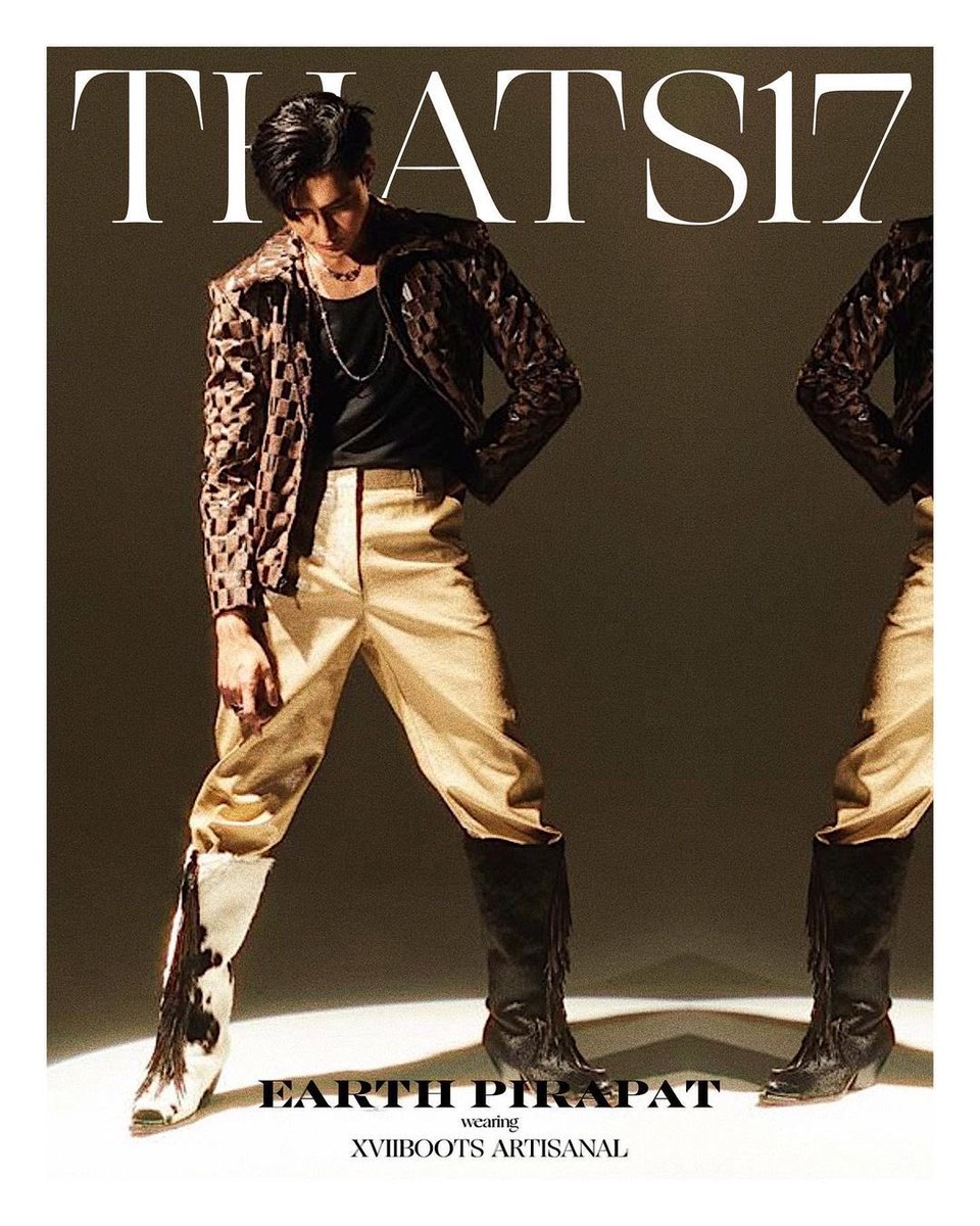 EarthOfficialFC's tweet photo. Thai actor #EarthPirapat wearing #XVIIBOOTS | ARTISANAL on his special photoshoot 🌏 #THATS17
IG : thats17
🖇 https://t.co/q9CQhz2fWG
🖇 https://t.co/lVmcaF9NZU
🖇 https://t.co/kytEPkYrlO
Earth Pirapat
@Earth_Pirapat #ชาวโลก https://t.co/ci34y2vi3K