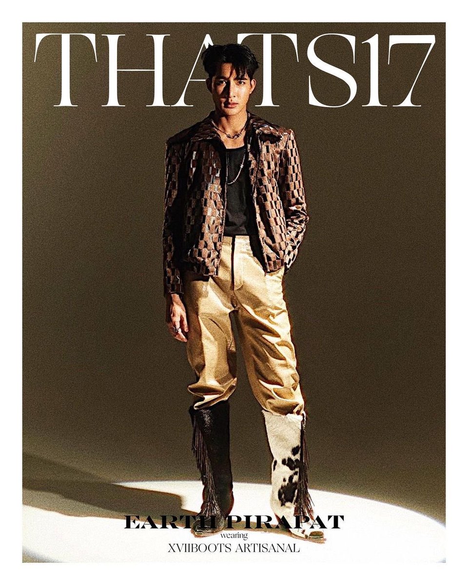 EarthOfficialFC's tweet photo. Thai actor #EarthPirapat wearing #XVIIBOOTS | ARTISANAL on his special photoshoot 🌏 #THATS17
IG : thats17
🖇 https://t.co/q9CQhz2fWG
🖇 https://t.co/lVmcaF9NZU
🖇 https://t.co/kytEPkYrlO
Earth Pirapat
@Earth_Pirapat #ชาวโลก https://t.co/ci34y2vi3K