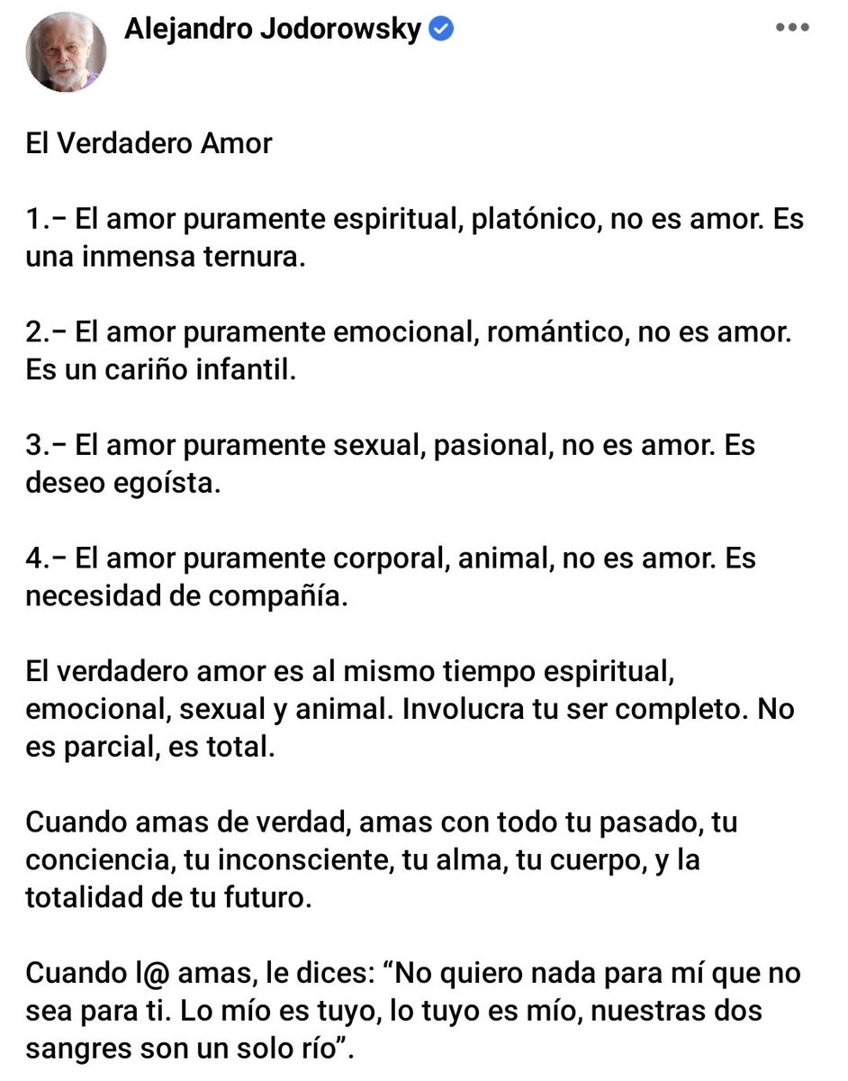 El verdadero amor