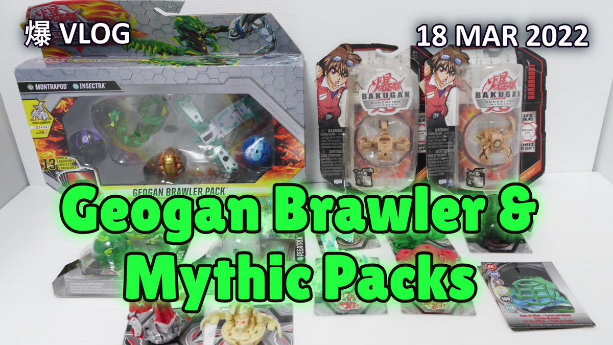 GameOverETTM's tweet photo. This is one of the Geogan Brawler Pack (from Geogan Rising) and Mythic Packs (from Bakugan Evolutions) that I was missing previously!!
#bakugan #爆丸 #BakuganEvolutions #geoganrising #vlog
https://t.co/rLKFQekuZY https://t.co/ugcvrArEEE