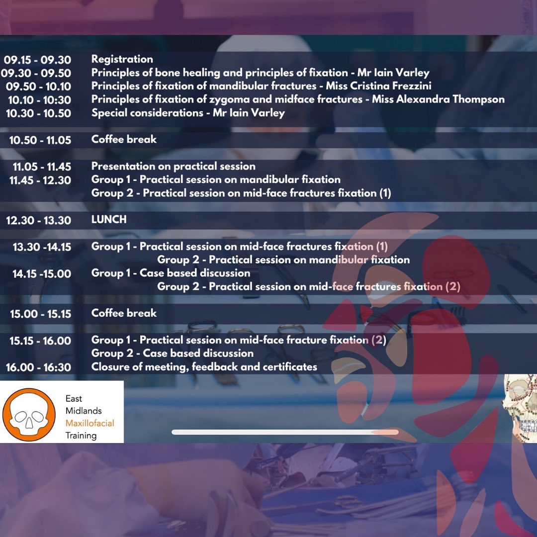 Junior Trainee Group - BAOMS (@jtg_baoms) on Twitter photo Fantastic hands on OMFS trauma workshop and plating course yesterday in Sheffield! Great turn out of > 20 junior trainees! Thank you to Miss Cristina Frezzini & <a href="/guevarley/">Che GueVarley</a> <a href="/SheffieldHosp/">Sheffield Hospitals</a> #maxfax #trauma #meded #surged #MedStudentTwitter Fantastic hands on OMFS trauma workshop and plating course yesterday in Sheffield! Great turn out of > 20 junior trainees! Thank you to Miss Cristina Frezzini & <a href="/guevarley/">Che GueVarley</a> <a href="/SheffieldHosp/">Sheffield Hospitals</a> #maxfax #trauma #meded #surged #MedStudentTwitter