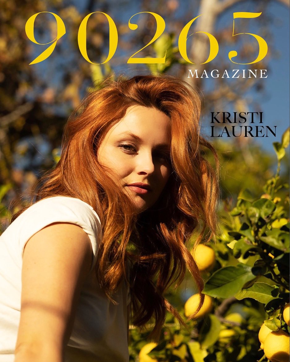 90265mag's tweet photo. The Spring issue of @90265mag with cover feature actress Kristi Lauren releases on March 15th! https://t.co/No4jXMBNJC
