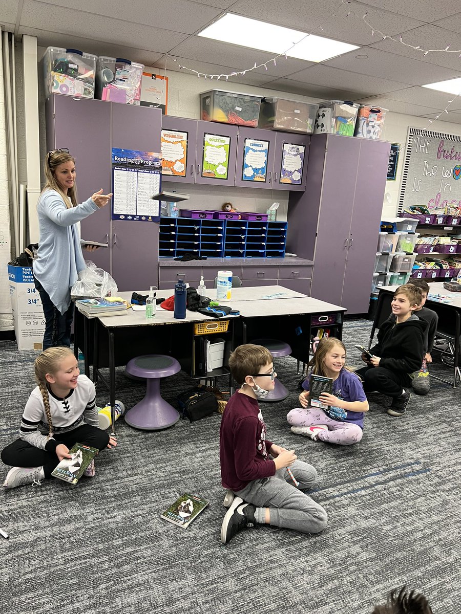 We had 3 guest readers this week! Big thanks to Gabe Johnson’s brother Ben and his friend Joe for coming to read a hilarious and fun book. We also had principal invincible Mrs. Guzynski come and read the first chapter of our next One Read to us. #wearelamphere <a href="/EdmonsonLions/">Edmonson Elementary | The Lamphere Schools</a>