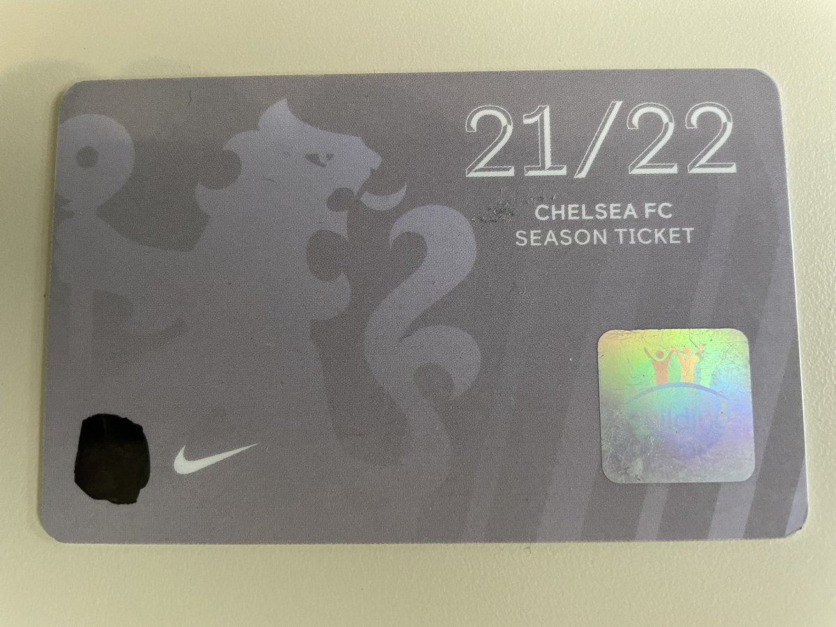 SteveDrumore's tweet photo. Season Ticket ready for Sunday #CFC #boycottThree https://t.co/OCdiYKc6Sx