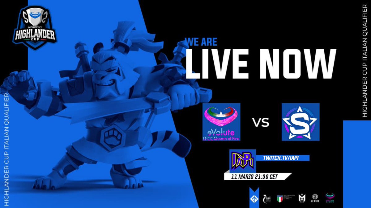 iapi00's tweet photo. 🏆HIGLANDER CUP S2🏆 

⚔️Queen of fire 1 vs Oldstars Titans α⚔️

📅11/03/2022⏱️21:30 CET

📺https://t.co/65EKFTxzTs📺 https://t.co/wshWEAm0MB