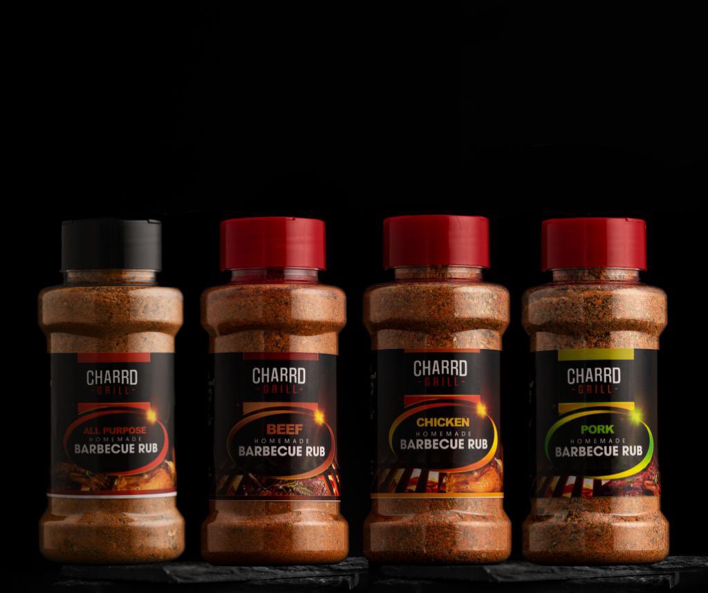 CharrdGrill's tweet photo. BBQ rubs to entice your taste buds 😋 

#bbqlife #bbqlovers #grill #grilled #bbqrubs #grillmaster #pork #chicken #beef #culinary #chefsofinstagram https://t.co/tKs8Vhanuz