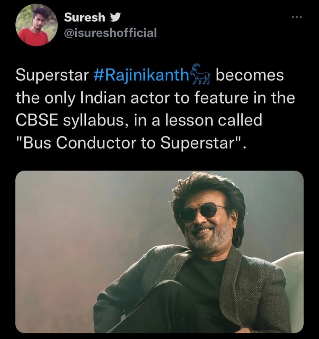 Rajniswag's tweet photo. FOLLOW US FOR MORE ⬆️ 💯 
.
#Rajini #Rajinikanth𓃵 #superstar #godofstyle #Twitternews https://t.co/1wWZHXmIS7