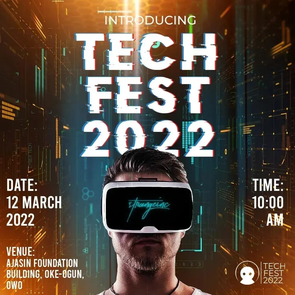 the_ayomide01's tweet photo. It is happening tomorrow 🔥🔥🔥 live at Ajasin Foundation Owo Ondo State Nigeria. Owo are you ready 🔥🔥🔥
#techf #festival #owo #TechnologyNews #technologysolutions #Technologie #technologytrends https://t.co/pdohWPSldv