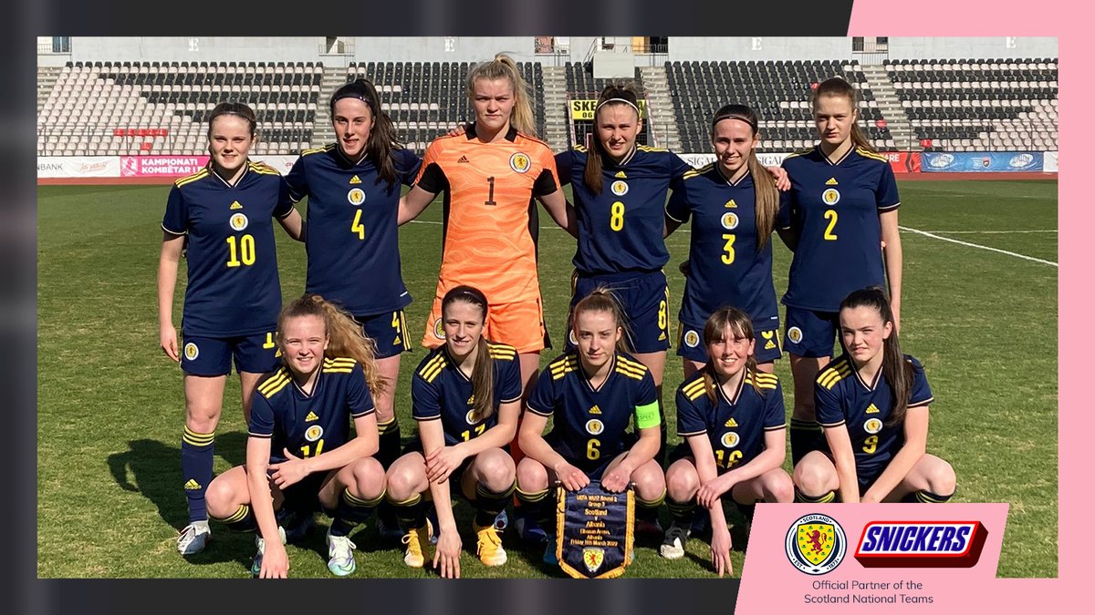 🏴󠁧󠁢󠁳󠁣󠁴󠁿 #SCOW17s repping the new Scotland Women's National Team home kit in this afternoon's match against Albania.

➡️ Available now from <a href="/JDFootball/">JD Football</a>: scotfa.co/jdscotland

#YoungTeam